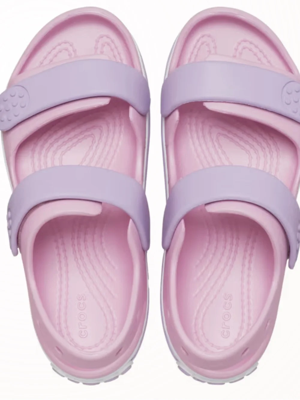 CROCS Kids ballerina/lavender Sandals with Straps